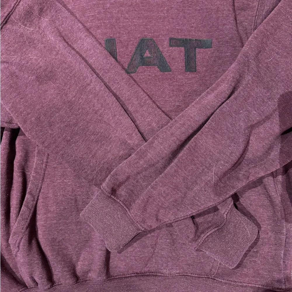 Ariat Burgundy Pullover Hoodie - Picture 2 of 4